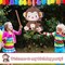 Monkey Pinata Birthday Party Decorations Farm Animal Themed Birthday Party Supplies with Blindfold Stick and Confetti for Girls Boys Kids